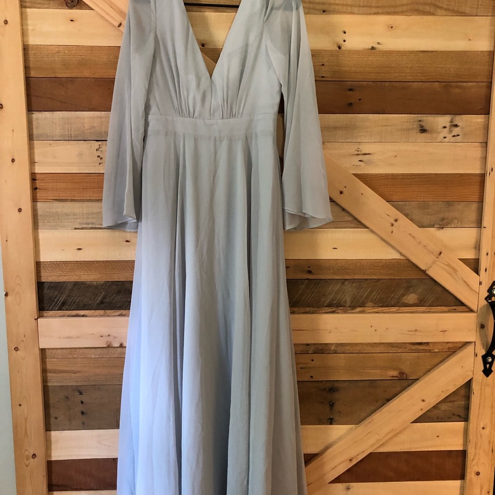 Anthropologie BHLDN size 6 gray dress NWOT